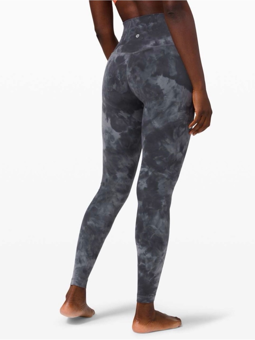 Lululemon Align Pant Diamond Dye Charcoal Tie-Dye High-Rise Leggings Size 2